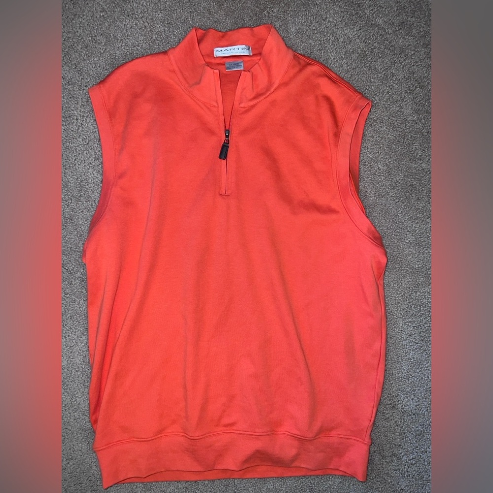 Orange women’s golf tank